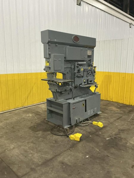 110 TON FICEP HELLER MODEL #UH 1105 HYDRAULIC IRONWORKER: YOBRO #25187
