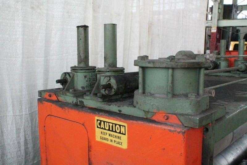 48&#039; X 16 GA BRADBURY 5-ROLL STRAIGHTENER WITH EDGE GUIDES: STOCK #64616