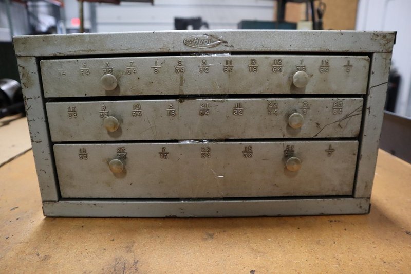 Huot Drill Index - Frcational 1/16" - 1/2" - Assorted Drills- Auction Item