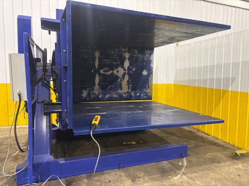 3750 LBS x 96" X 96" PREMIER MODEL #FS-WIDEBODY HYDRAULIC CLAMP &amp; ROTATE PALLET FLIPPER: YOBRO #24597