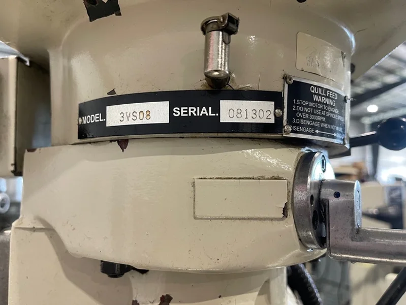 CLAUSING 3VS08 Vertical Milling Machine 2008’ #6752