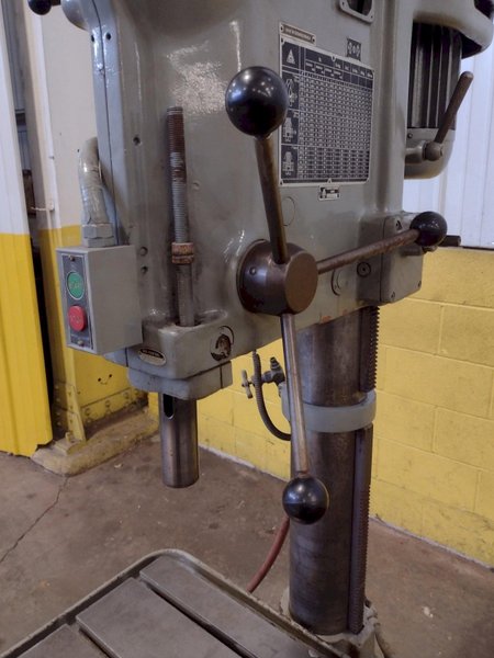 24" TOS MODEL #VS32 GEARED HEAD DRILL PRESS WITH POWER DOWNFEED: STOCK 17363