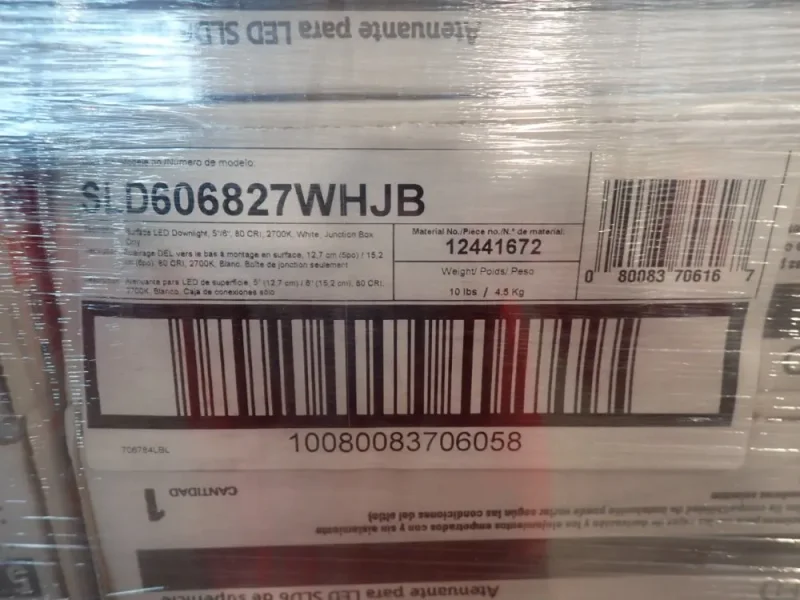 EATON 12.2 W HALO SURFACE LED DOWNLIGHTS  -  SLD606827WHJB
