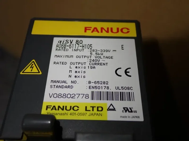 Fanuc Servo Amplifier Module - A06b-6117-h105