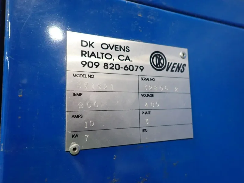 DK OVENS 200° OVEN  -  361821