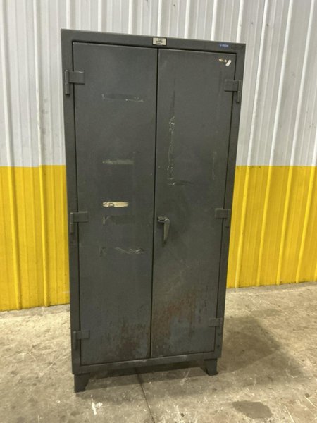 36" X 24" X 79" STRONG HOLD 2-DOOR STORAGE CABINET: YOBRO #25011