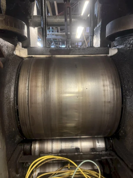 20&quot; WIDE x 22&quot; x 4-HI BLISS 100 HP POWERED ROLLING MILL: YOBRO #23828