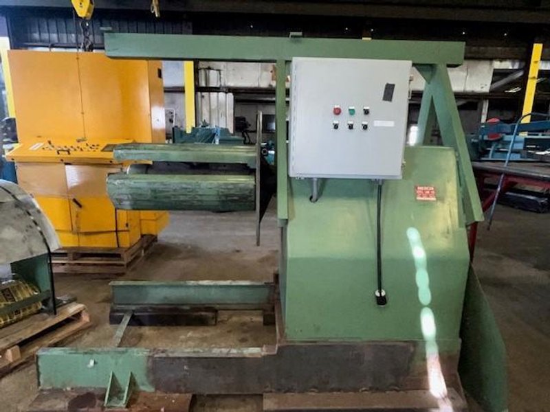12,000# X 36&quot; MOTORIZED AMERICAN STEEL LINE UNCOILER STOCK#3713
