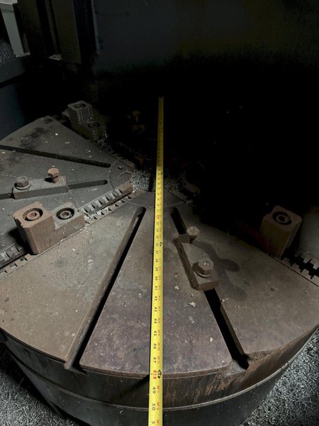 GIDDINGS &amp; LEWIS VERTICAL TURRET LATHE. STOCK # 0546626