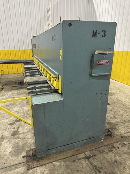 12&#039; X 1/4&quot; NIAGARA MODEL #SP-12-1/4 HYDRAULIC SHEAR: STOCK #22385