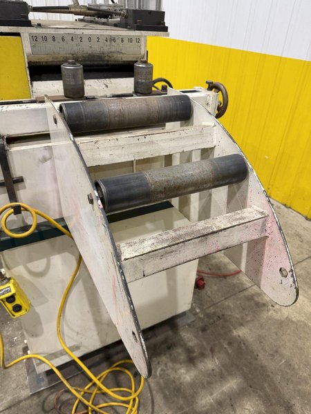 12" WIDE x .156" CHS MODEL #PTS-300-7-12 7 ROLL COIL STRAIGHTENER - PULL THROUGH: YOBRO #24164