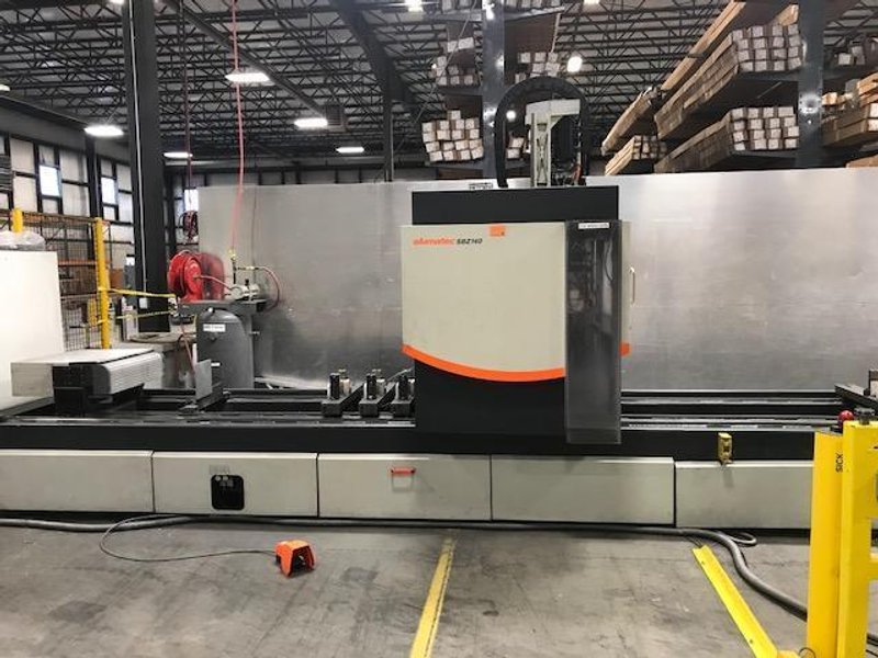 Elumatec SBZ-140 4-Axis Machining Center, 2014 – 9.7 Meter Bed Length, Low Hours