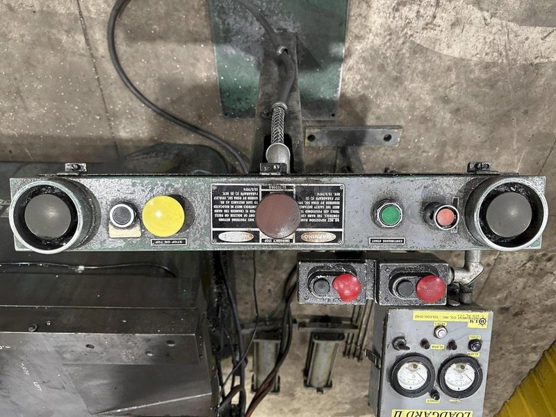 100 TON ROUSSELLE MODEL #10K60 GAP FRAME STAMPING PRESS 6&quot; STROKE: STOCK #23649