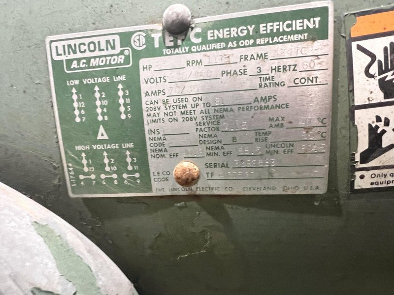 12&quot; X 6&quot; GALLAND HENNING MODEL #12DC DUAL COMPRESSION METAL SCRAP BALER: STOCK #21846