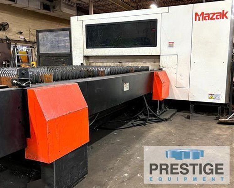 Mazak Optiplex 3015 Fiber III 6 KW CNC Laser Cutting System