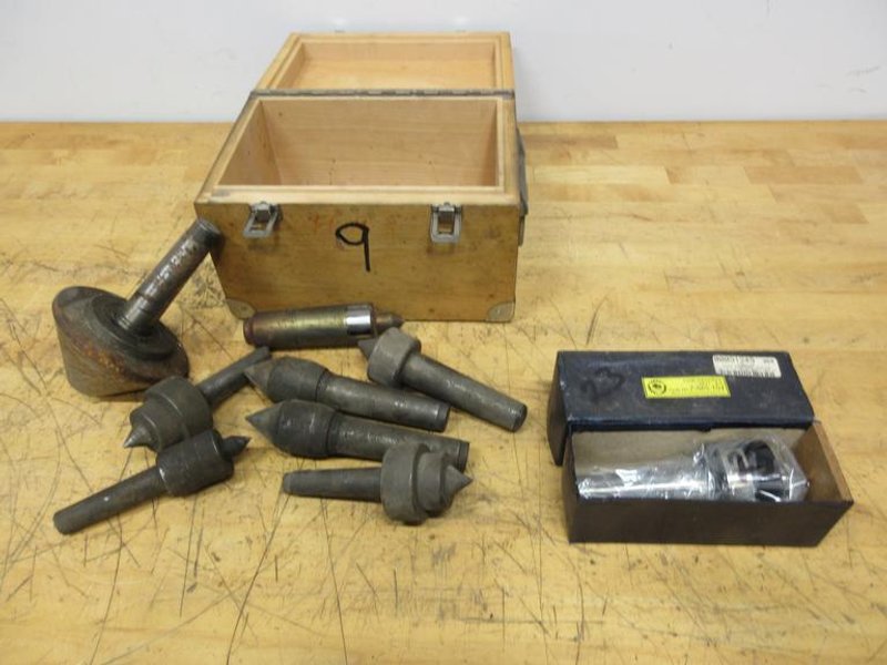 Live Centers, **New Bison Super Precision #4 MT**, with Assorted Live Centers #3 - #4-1/2- Auction Item