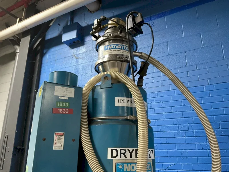 NOVATEC 150 LBS IN HOPPER DRYER  -  N-50