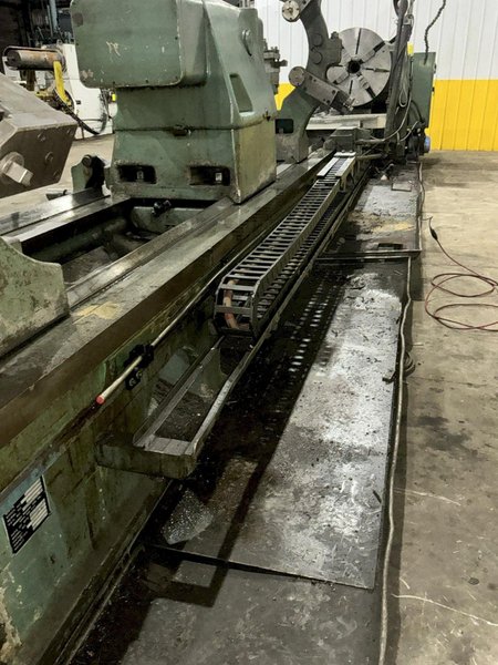 44" X 252" MONARCH MODEL #4025-31X252 HEAVY DUTY ENGINE LATHE: YOBRO #24974