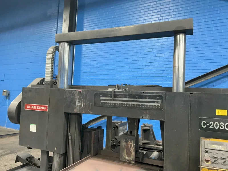 CLAUSING 34" X 24" X 20" HORIZONTAL BAND SAW  -  C-2030NC