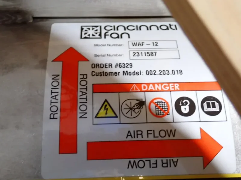 CINCINNATI 12" FAN  -  WAF-12