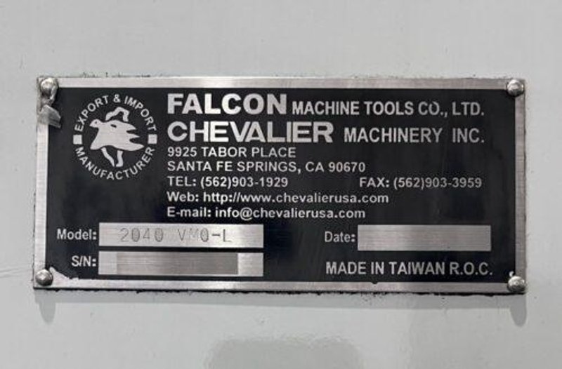 Chevalier 2040 VMC-L CNC Vertical Machining Center