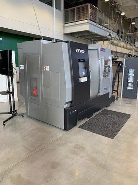 Takisawa FX-600 Multi-Axis CNC Lathe, 2017- Twin Turret, Twin Spindle,  Y-Axis, 2 Year Fanuc Warranty, Low Hours