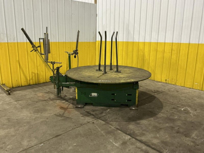 9,000 LB X 72" AWC ACCRA WIRE CONTROLS MODEL #F-400 HORIZONTAL PALLET TYPE COIL REEL UNCOILER: YOBRO #24941