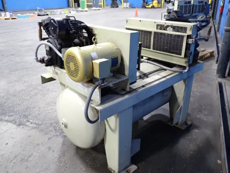 INGERSOLL RAND (2) 7.5 HP AIR COMPRESSOR  -  2-2475E7.5V-FP