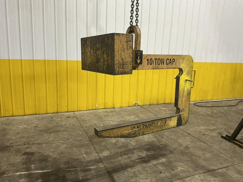 10 TON X 60" CALDWELL MODEL #82RC-10-60 COIL LIFT C HOOK: YOBRO #25227
