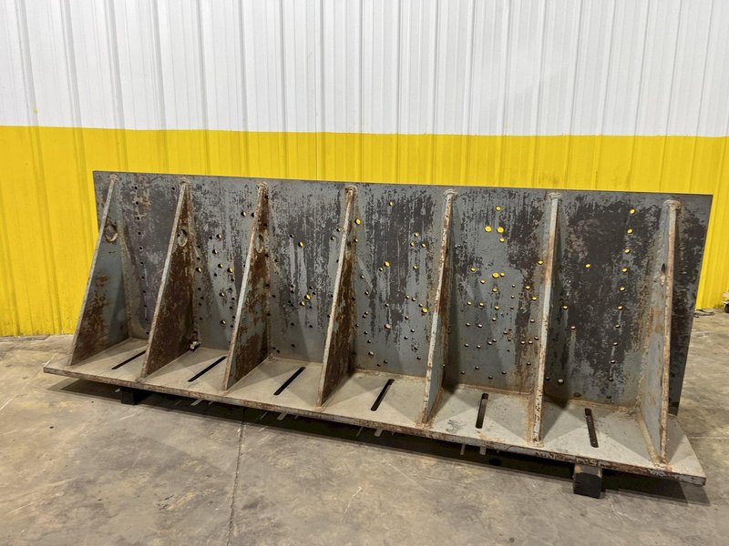 36" x 108" x 18" STEEL ANGLE PLATE: STOCK 16043