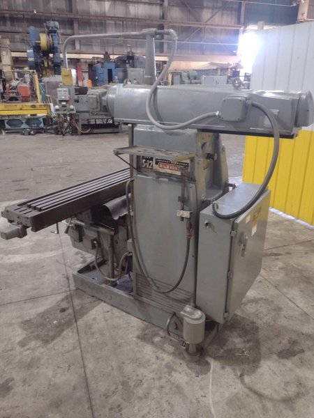 #205 K&amp;T MILWAUKEE KEARNEY AND TRECKER MODEL #205 S-12 HORIZONTAL MILL WITH TOOLMAKERS VERTICAL HEAD: STOCK #22495