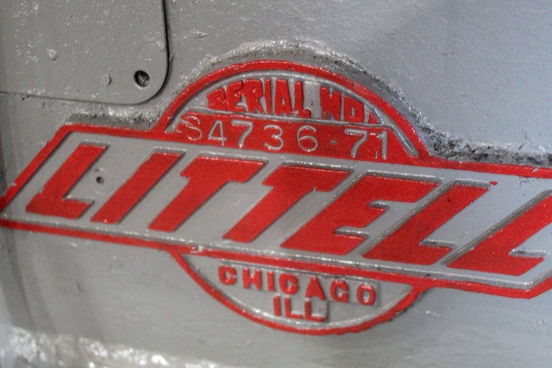 2,500 LBS X 18" LITTELL COIL REEL: STOCK #68215