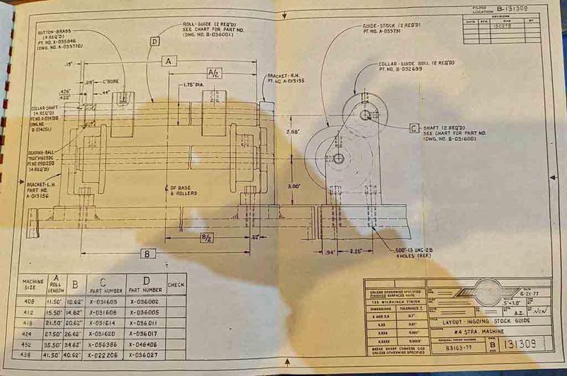 24&quot; x 0.093&quot; Littell Straighener STOCK#3556