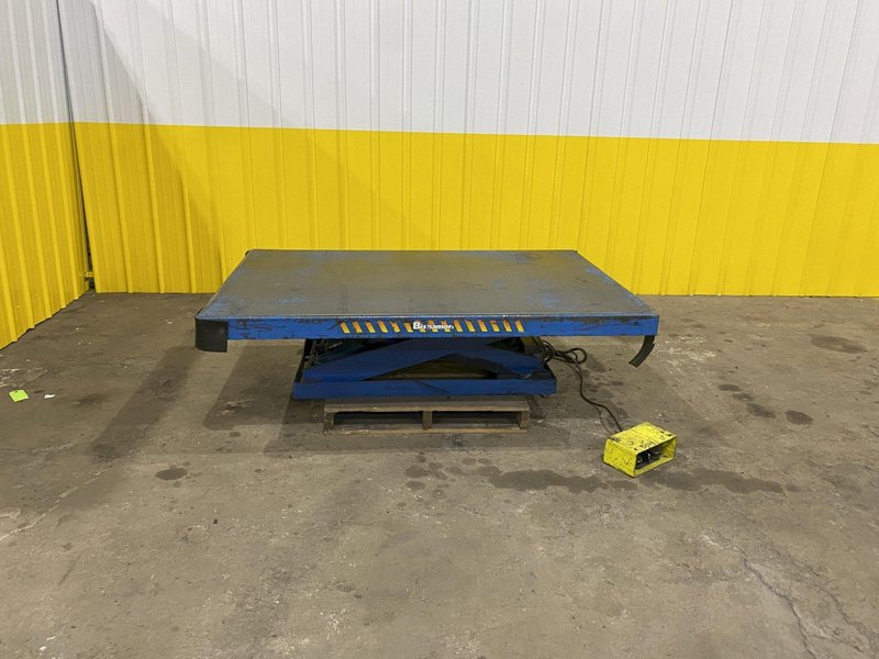 6,500 LB CAPACITY, 48&quot; X 72&quot; TABLE BISHAMON ELECTRIC/HYDRAULIC SCISSOR LIFT TABLE: STOCK #19942