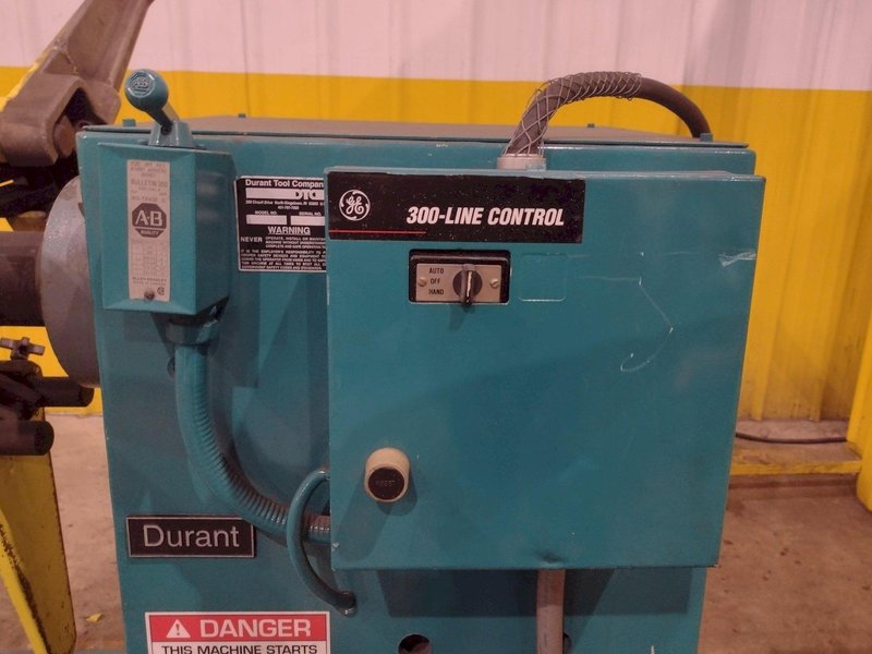 4,000 LB X 16" DURANT MODEL #MD-401-M MOTORIZED UNCOILER COIL REEL: YOBRO #24499