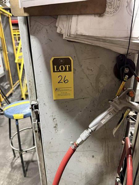 2019 Sinto model FDNX-IR right hand automatic molding machine s/n 19605411010, with hydraulic system , controls, approx. mold count 865,379, feed belt conveyor with drive