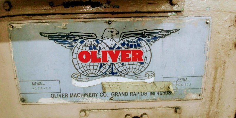 OLIVER MODEL # 2094-SP UP CUT COLD SAW: STOCK #71853