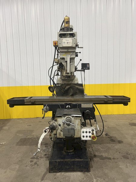 5 HP WILLIS MODEL #5000VS VERTICAL KNEE MILL: STOCK #19835