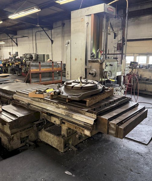 4" SHIBAURA BT-10-BP2 HORIZONTAL BORING MILL W/ TOOLING. STOCK # 0544526