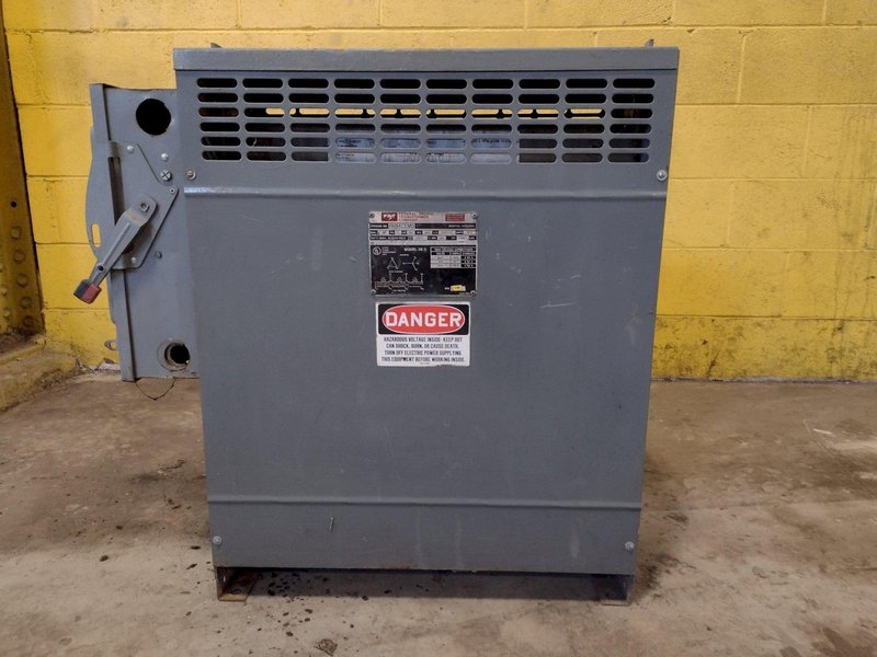 34KVA FEDERAL PACIFIC 460/230 MODEL 36B DRIVE ISOLATION ELECTRIC TRANSFORMER: STOCK 18571