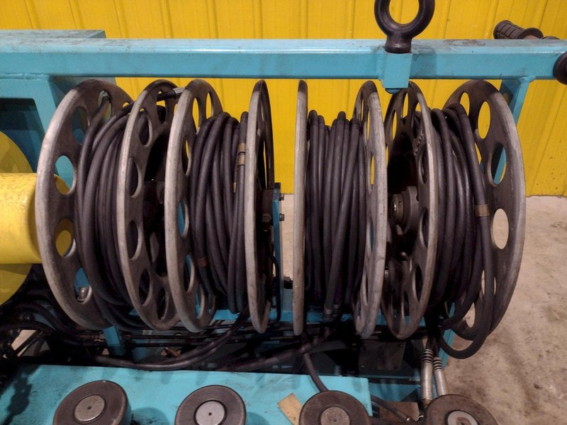 40 TON MODERN HYDRAULICS 4 CYLINDER PORTABLE HYDRAULIC DIE SETTING &amp; SEPARATING SYSTEM: STOCK #23776