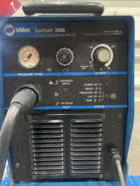 MILLER SPECTRUM 2050 DC PLASMA CUTTING SYSTEM USED
