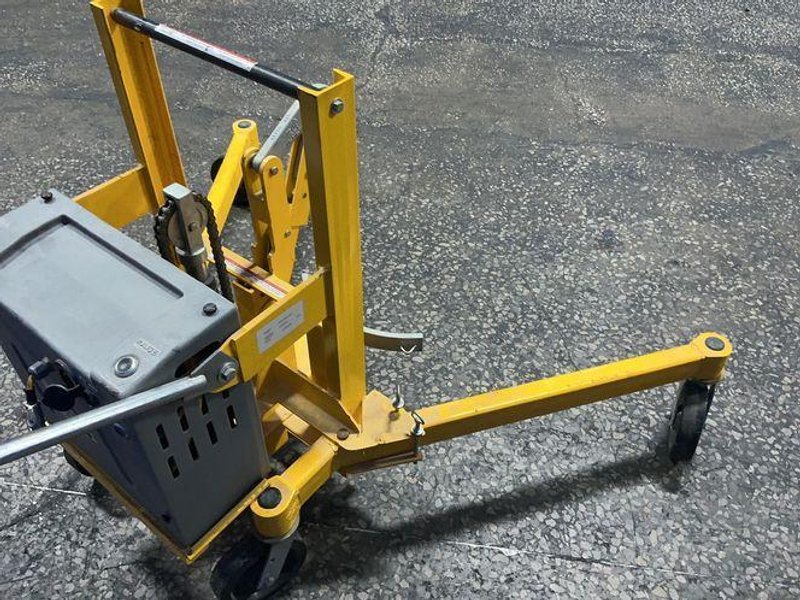 Vestil 1500 Lbs Hydraulic Drum Transporter  -  Dcr-880-h-dc