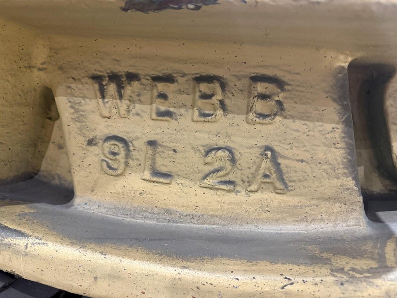 12' X 1/2" WEBB MODEL #9L-2A 3 ROLL INITIAL PINCH PLATE ROLL: YOBRO #25845