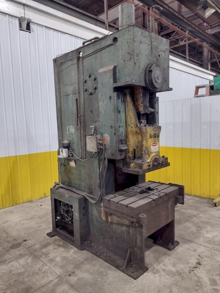 110 TON AIDA MODEL #PR-XGC-100 GAP FRAME PRESS 6.6&quot; STROKE: STOCK #22886