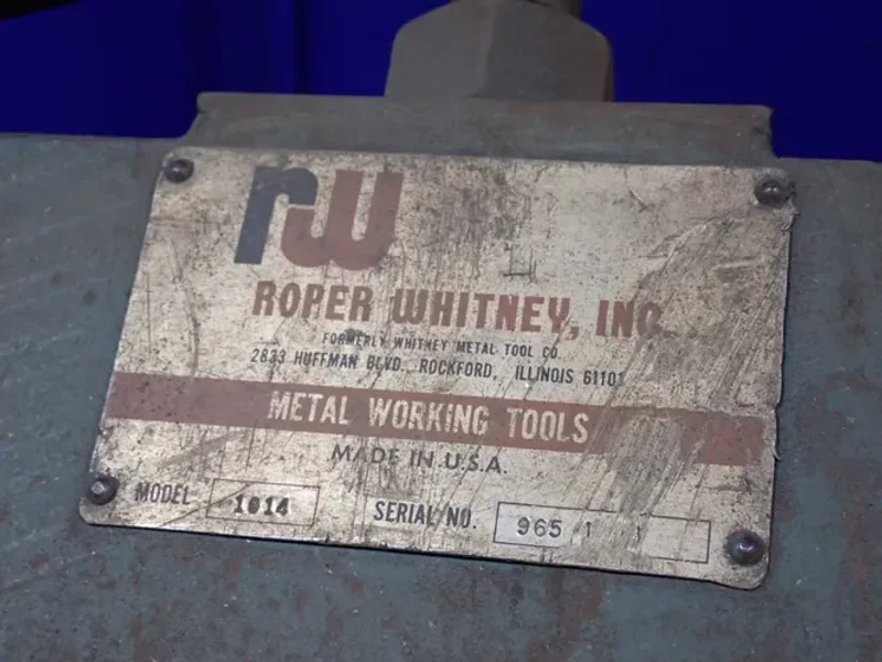 ROPER WHITNEY 120" HAND BRAKE  -  1014