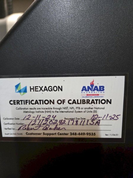 2017 Hexagon 7.10.7 SF CMM