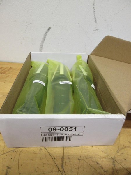 Haas 09-0051 40 Taper Spindle Wiper Set, New Jacobs #14N Keyed Chuck and Keys, Chick 2" Vise Jaws, 5C Emergency Collet, South Bend Lathe Cross Slide Feed Nuts- Auction Item