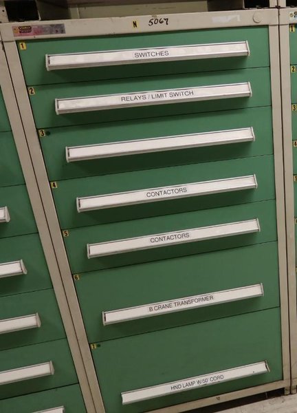 7-DRAWER VIDMAR CABINET: STOCK #21536