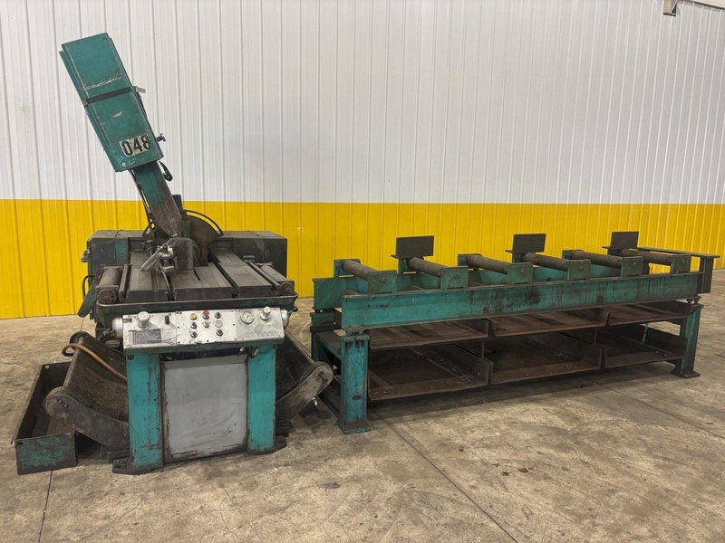 18” X 20” MARVEL MODEL #81-9/M3M SEMI-AUTO MITRE HEAD VERTICAL BAND SAW: STOCK #23008